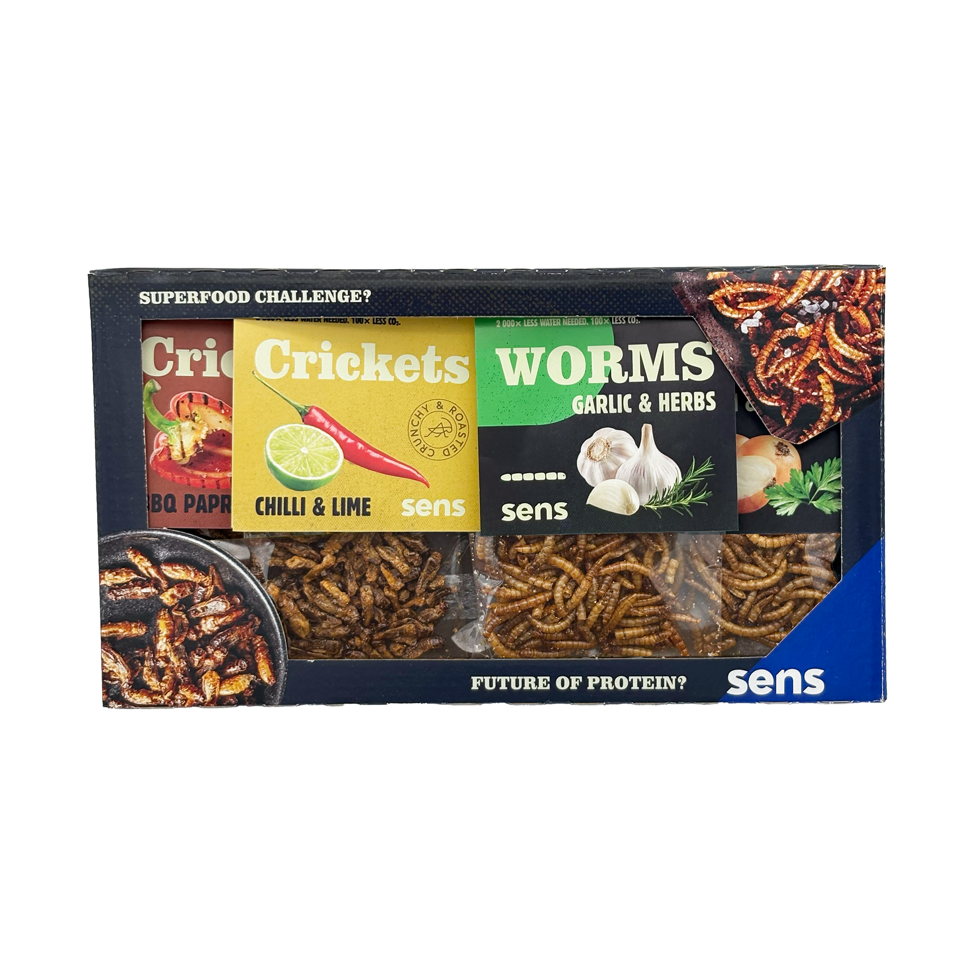 Cricket & Mealworm Tasting Gift Set | Edible Insect Snacks