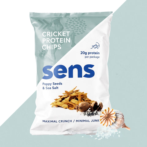 Poppy Sea Salt Protein Chips