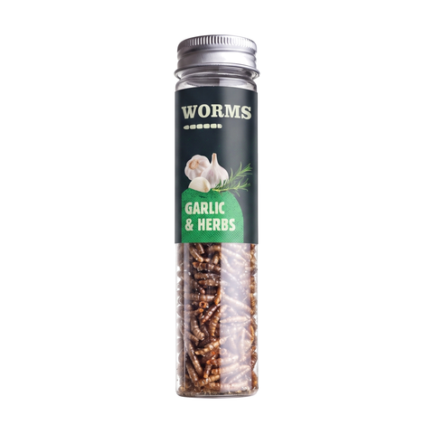 SENS Mealworms Garlic & Herbs tube