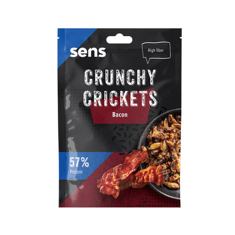 Crunchy Edible Crickets – Bacon