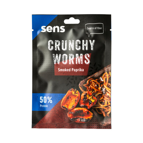 Crunchy Edible Mealworms - BBQ Paprika