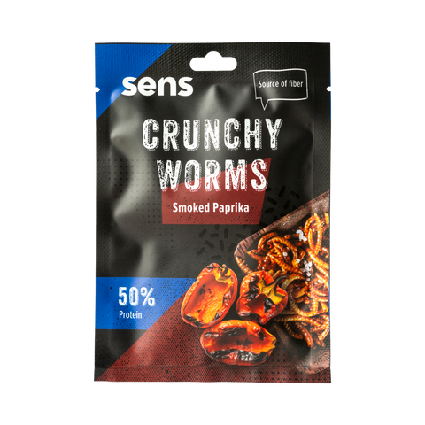 Knusprige Mehlwürmer - BBQ Paprika