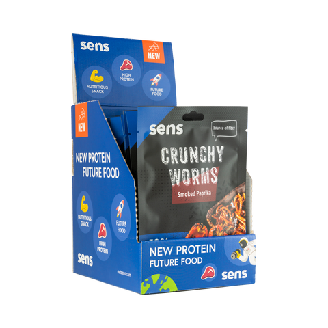 Knusprige Mehlwürmer - BBQ Paprika