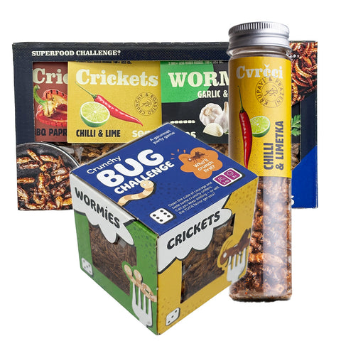 Geschenke mit essbaren Insekten