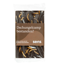 Sens Zartbitterschokolade mit knusprigen Mehlwürmern, „Dschungelcamp bestanden?“