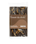 Sens Zartbitterschokolade mit knusprigen Mehlwürmern, „Traust du dich?“
