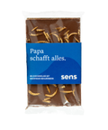 Sens Vollmilchschokolade mit knusprigen Mehlwürmern, „Papa schafft alles.“